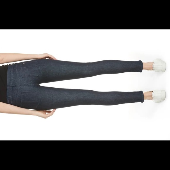 rag & bone Indigo Mid-Rise Skinny Jeans - Picture 6 of 7